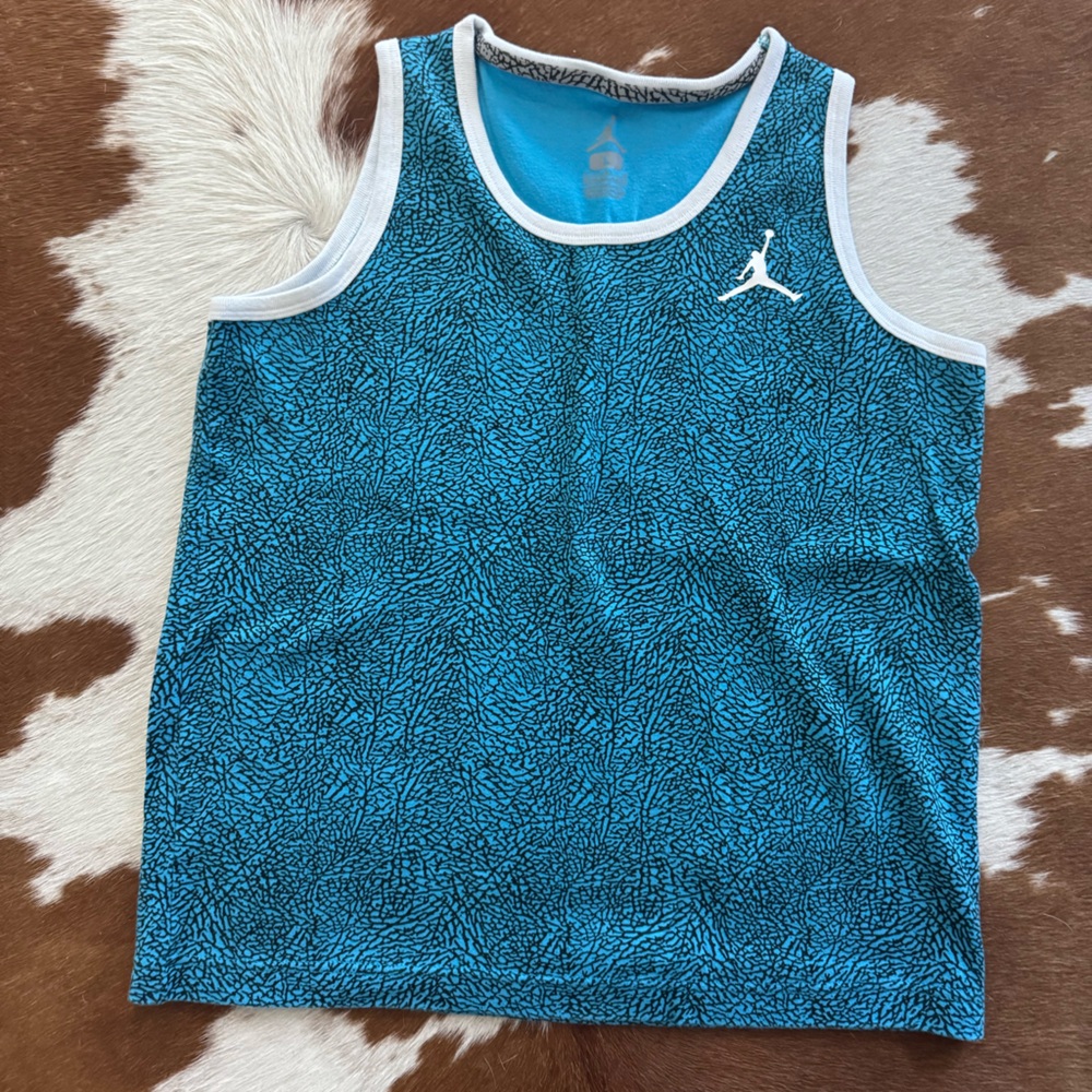 Kids Blue Jordan Tank Top